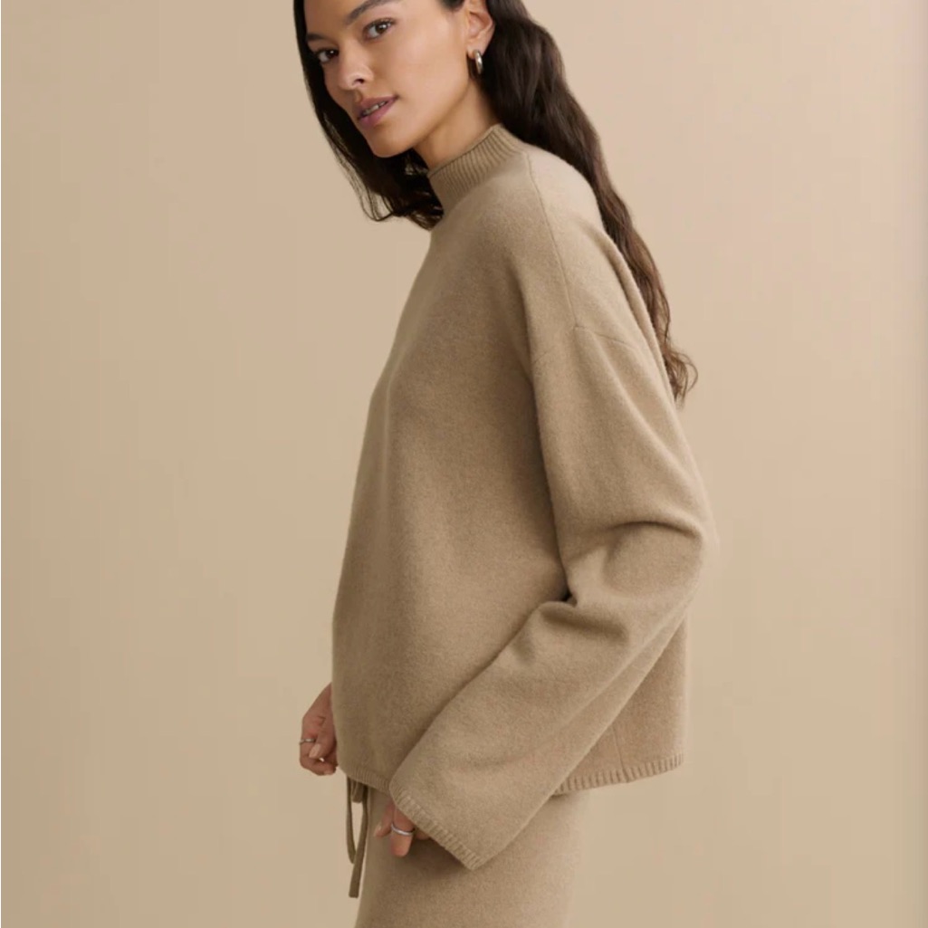 New Jenni Kayne Chalet Sweater - Desert Taupe (Nwot)